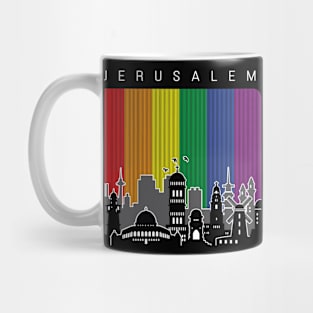 Jerusalem LGBT Flag Mug